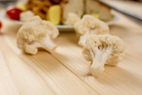 Raw cauliflower Stock Photos
