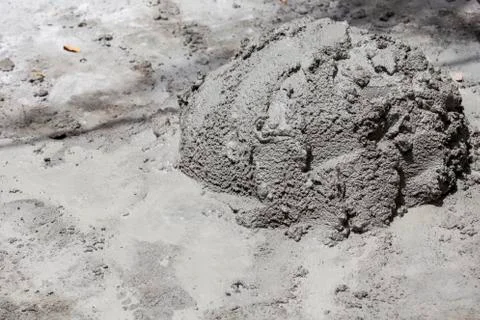 Raw cement Stock Photos