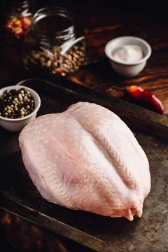 Raw chicken breast Stock Photos