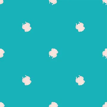 Raw chicken carcass pattern seamless. crude hen background. vector texture Illustrazione stock