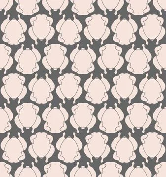 Raw chicken carcass pattern seamless. crude hen background. vector texture Ilustração Stock