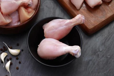 Raw chicken cuts combo Stock Photos