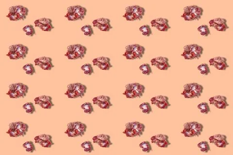 Raw chicken gizzards on colored background. Repeatable Fresh chicken giblets. Stock Photos