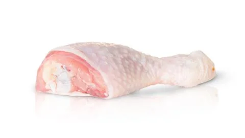 Raw chicken leg Stock Photos