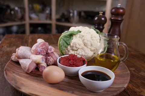 Raw chicken legs Stock Photos
