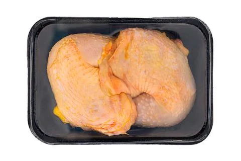 Raw chicken legs Stock Photos