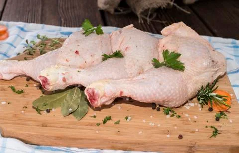 Raw chicken meat Stock Photos