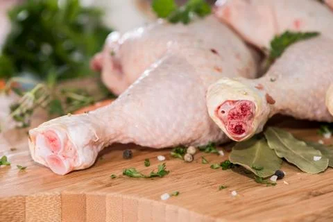 Raw chicken meat Fotos Stock