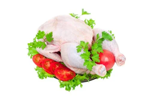 Raw chicken Stock Photos