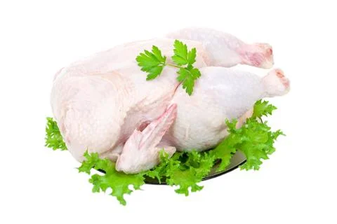 Raw chicken Stock Photos
