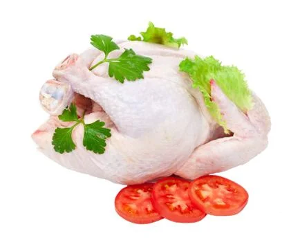 Raw chicken Stock Photos