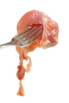 Raw chicken Foto stock