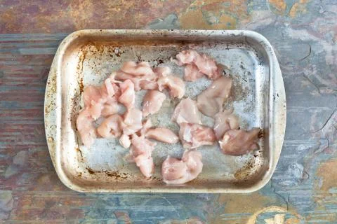 Raw chicken Stock Photos