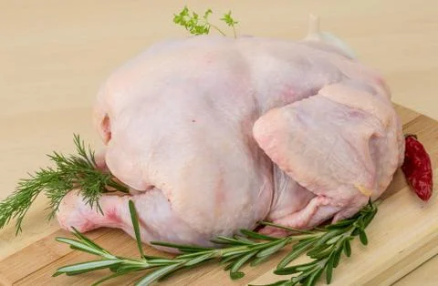 Raw chicken Stock Photos