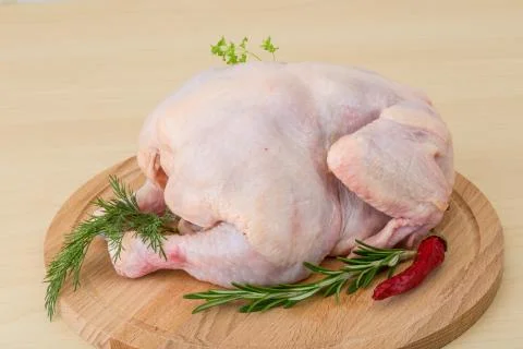 Raw chicken Stock Photos