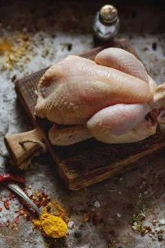 Raw Chicken Stock Photos