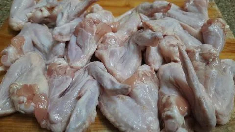 Raw Chicken Wings Stock Photos