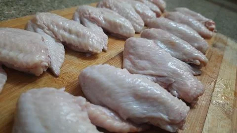 Raw Chicken Wings Stock Photos