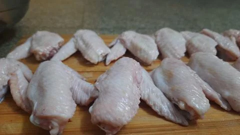 Raw Chicken Wings Stock Photos