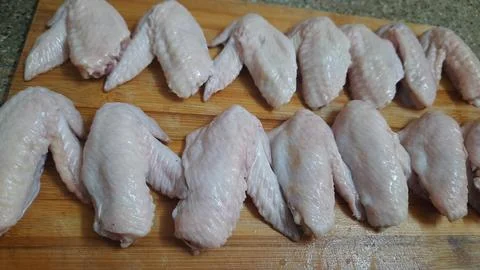 Raw Chicken Wings Stock Photos