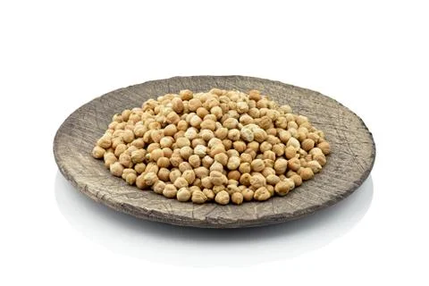 Raw chickpeas Stock Photos