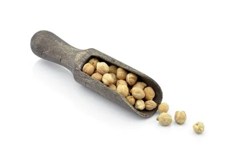 Raw chickpeas Stock Photos