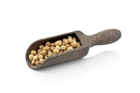Raw chickpeas Stock Photos