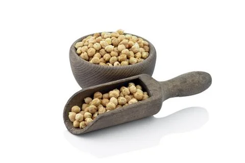 Raw chickpeas Stock Photos