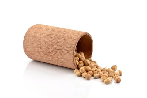 Raw chickpeas Stock Photos