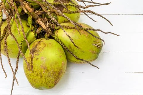 Raw Coconut Bunch Stock Photos