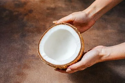 Raw Coconut Stock Photos