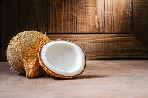 Raw Coconut Stock Photos