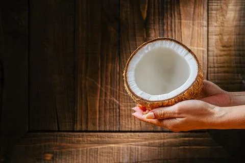 Raw Coconut Stock Photos