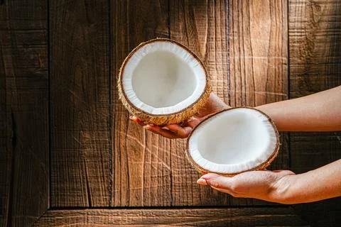 Raw Coconut Stock Photos