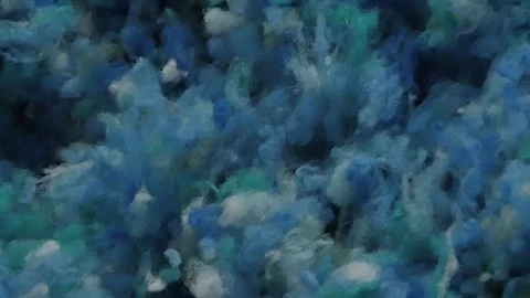 Raw Colored wool ready to be processed for the Harris Tweed 스톡 동영상 109072172