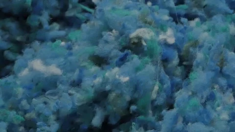 Raw Colored wool ready to be processed for the Harris Tweed 스톡 동영상 109072196