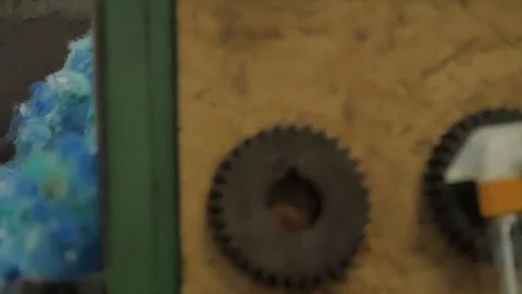 Raw Colored wool ready to be processed for the Harris Tweed 스톡 동영상 109072265