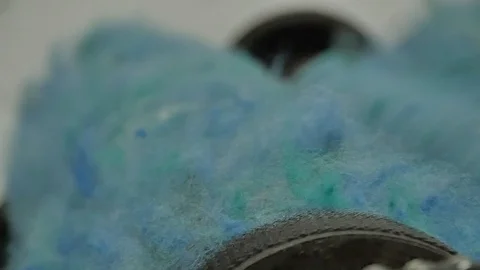 Raw Colored wool ready to be processed for the Harris Tweed 스톡 동영상 109072365