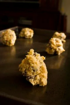 Raw Cookie Dough Stock Photos