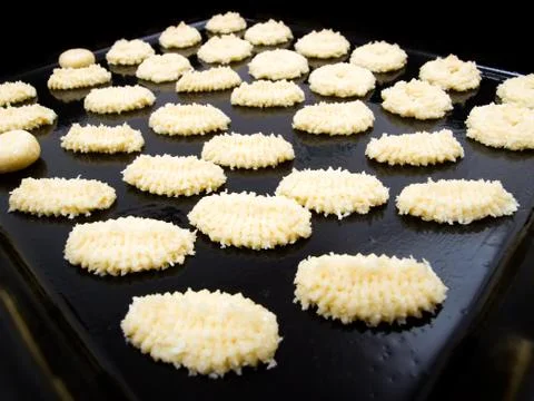 Raw cookies Stock Photos