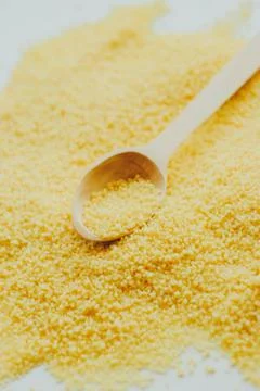 Raw cous cous background Stock Photos