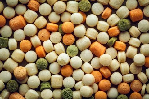 Raw couscous macro Background Stock Photos