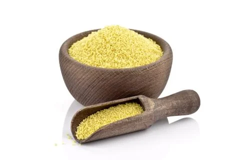 Raw couscous Stock Photos