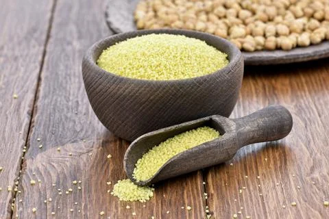 Raw couscous Foto stock