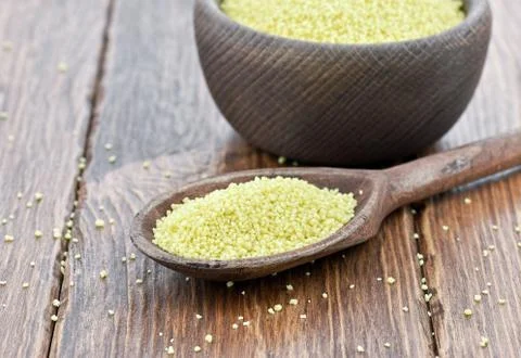 Raw couscous Stock Photos