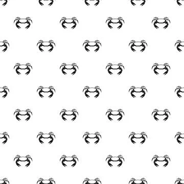 Raw crab pattern イラスト素材