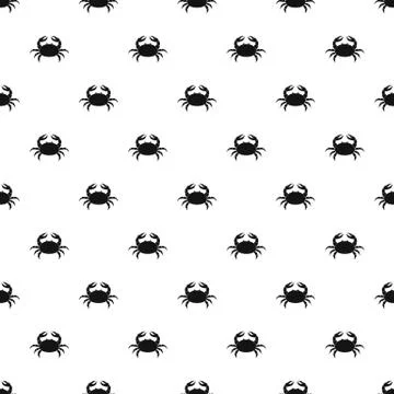 Raw crab pattern Stockillustratie