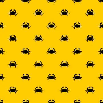 Raw crab pattern Illustrazione stock