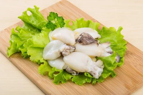 Raw cuttlefish Stock Photos