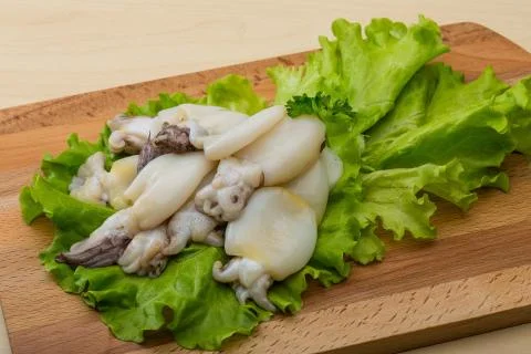 Raw cuttlefish Stock Photos